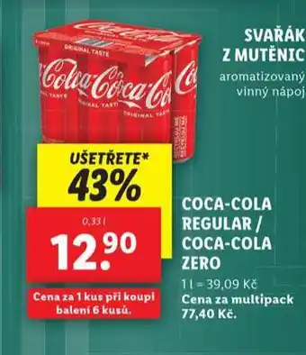 Lidl Coca-cola zero nabídka