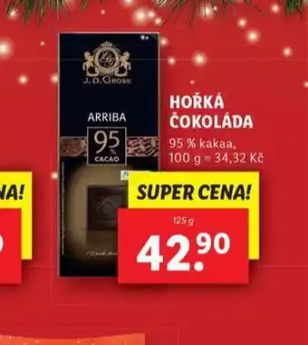 Lidl Hořká čokoláda nabídka