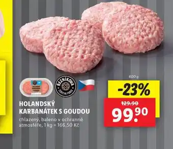 Lidl Holandský karbanátek s goudou nabídka