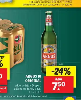 Lidl Pivo argus nabídka