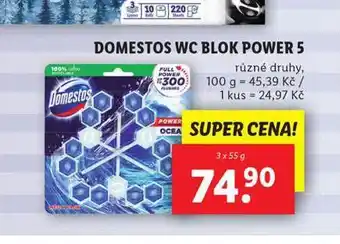 Lidl Domestos wc blok nabídka