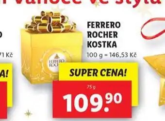 Lidl Ferrero rocher kostka nabídka