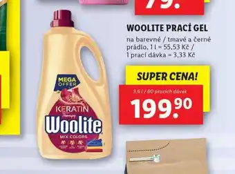 Lidl Woolite prací gel nabídka