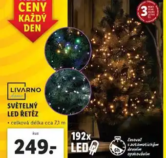 Lidl Světelný led řetěz nabídka