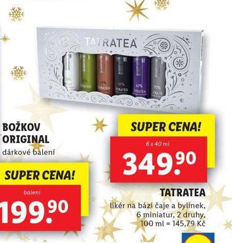 Lidl Tatratea nabídka