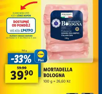 Lidl Mortadella bologna nabídka