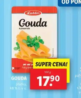 Lidl Gouda plátky nabídka