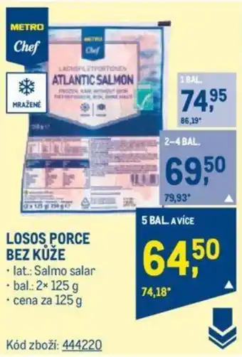 Makro LOSOS PORCE BEZ KŮŽE nabídka