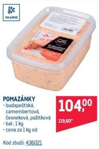 Makro POMAZÁNKY nabídka