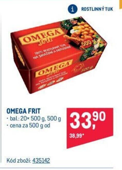 Makro OMEGA FRIT nabídka