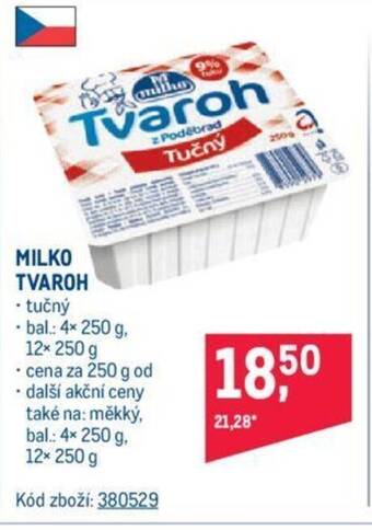 Makro MILKO TVAROH nabídka