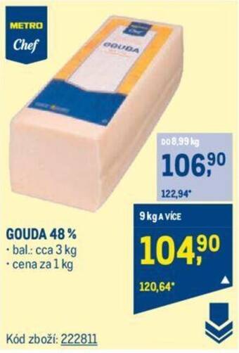 Makro GOUDA 48% nabídka