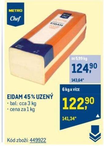 Makro EIDAM 45% UZENÝ nabídka
