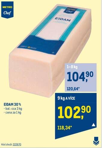 Makro EIDAM 30% nabídka