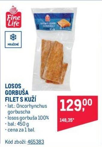 Makro LOSOS GORBUŠA FILET S KUŽÍ nabídka