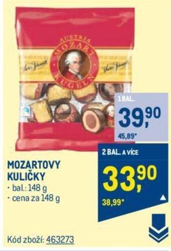 Makro MOZARTOVY KULIČKY nabídka