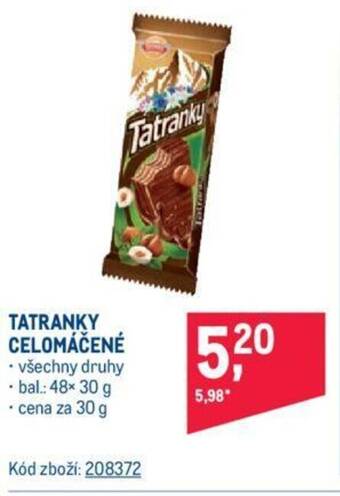 Makro TATRANKY CELOMÁČENÉ nabídka