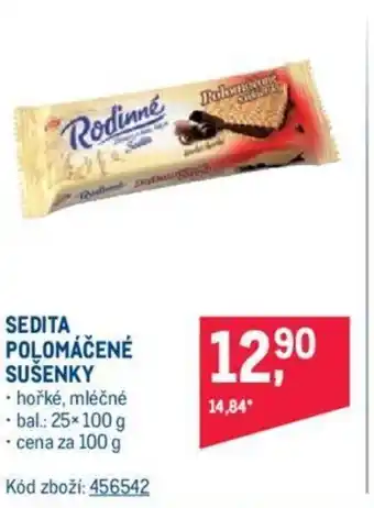 Makro SEDITA POLOMÁČENÉ SUŠENKY nabídka