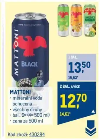 Makro MATTONI nabídka
