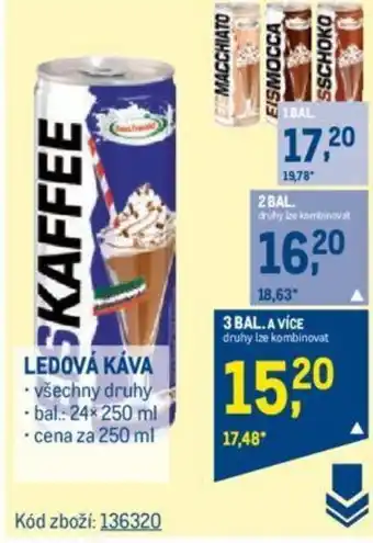 Makro LEDOVÁ KÁVA nabídka