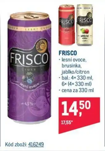 Makro FRISCO nabídka