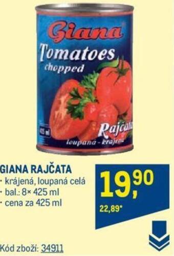 Makro GIANA RAJČATA nabídka