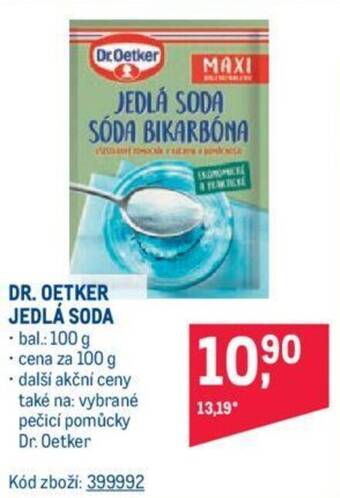 Makro DR. OETKER JEDLÁ SODA nabídka