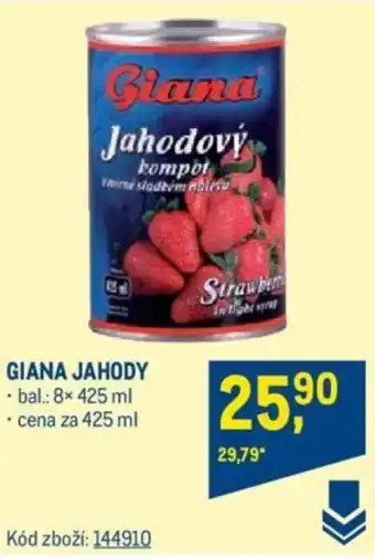 Makro GIANA JAHODY nabídka