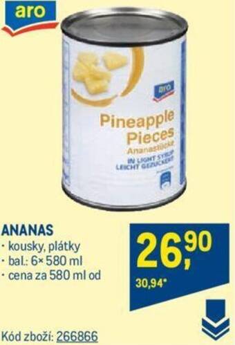 Makro ANANAS nabídka