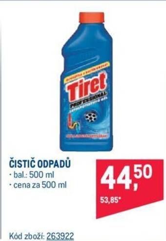 Makro ČISTIČ ODPADŮ nabídka