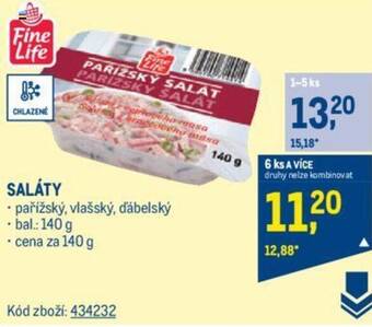 Makro SALÁTY nabídka