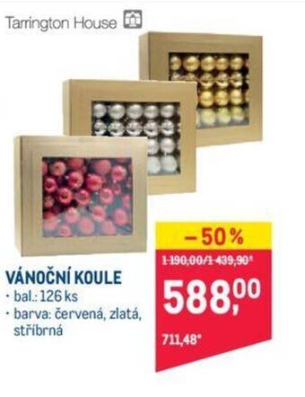 Makro VÁNOČNÍ KOULE nabídka