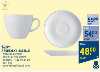 Makro ŠÁLKY A PODŠÁLKY ISABELLE nabídka