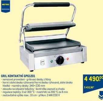 Makro GRIL KONTAKTNÍ GPG1201 nabídka