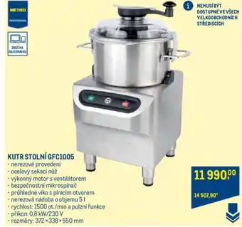 Makro KUTR STOLNÍ GFC1005 nabídka