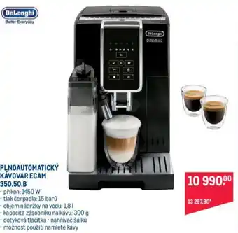 Makro PLNOAUTOMATICKÝ KÁVOVAR ECAM 350.50.B nabídka