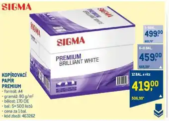 Makro KOPÍROVACÍ PAPÍR PREMIUM nabídka
