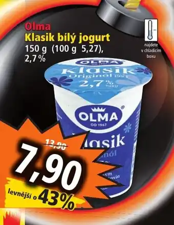 Norma Olma Klasik bílý jogurt nabídka