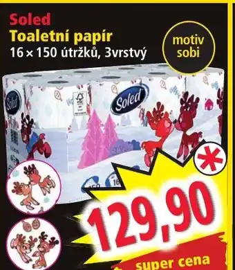 Norma Soled Toaletní papír nabídka