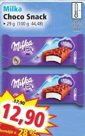 Norma Milka Choco Snack nabídka