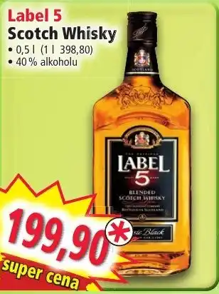 Norma Label 5 Scotch Whisky nabídka