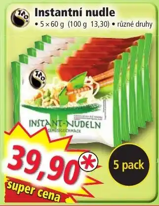 Norma Instantní nudle nabídka