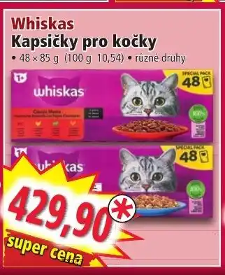 Norma Whiskas Kapsičky pro kočky nabídka