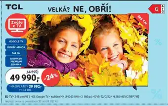 Planeo Elektro TCL LED TV nabídka