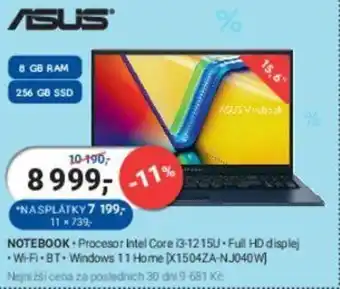 Planeo Elektro ASUS NOTEBOOK nabídka