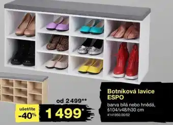 Sconto Botníková lavice ESPO nabídka
