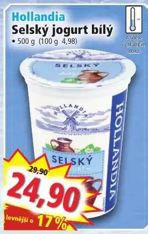 Norma Hollandia Selský jogurt bílý nabídka
