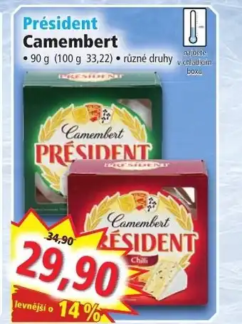 Norma Président Camembert nabídka