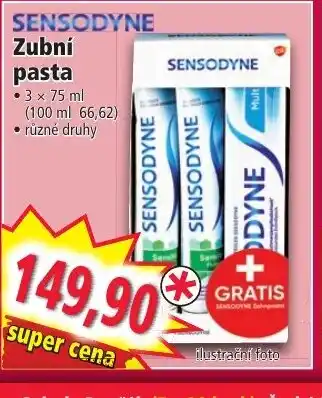 Norma SENSODYNE Zubní pasta nabídka
