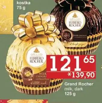 Jip Grand Rocher milk, dark 125 g nabídka